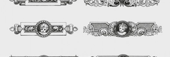 586x198 Victorian Free Retro Vectors