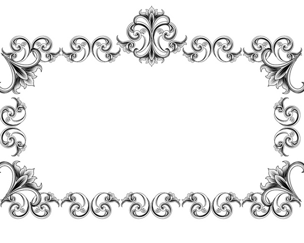 602x481 Victorian Style Frame Free Vector Download 339797 Cannypic