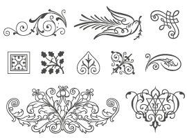 270x200 Free Victorian Vector Graphics