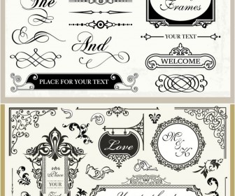 336x280 Vintage Wedding Embellishment Vector Free Stock Vector Art