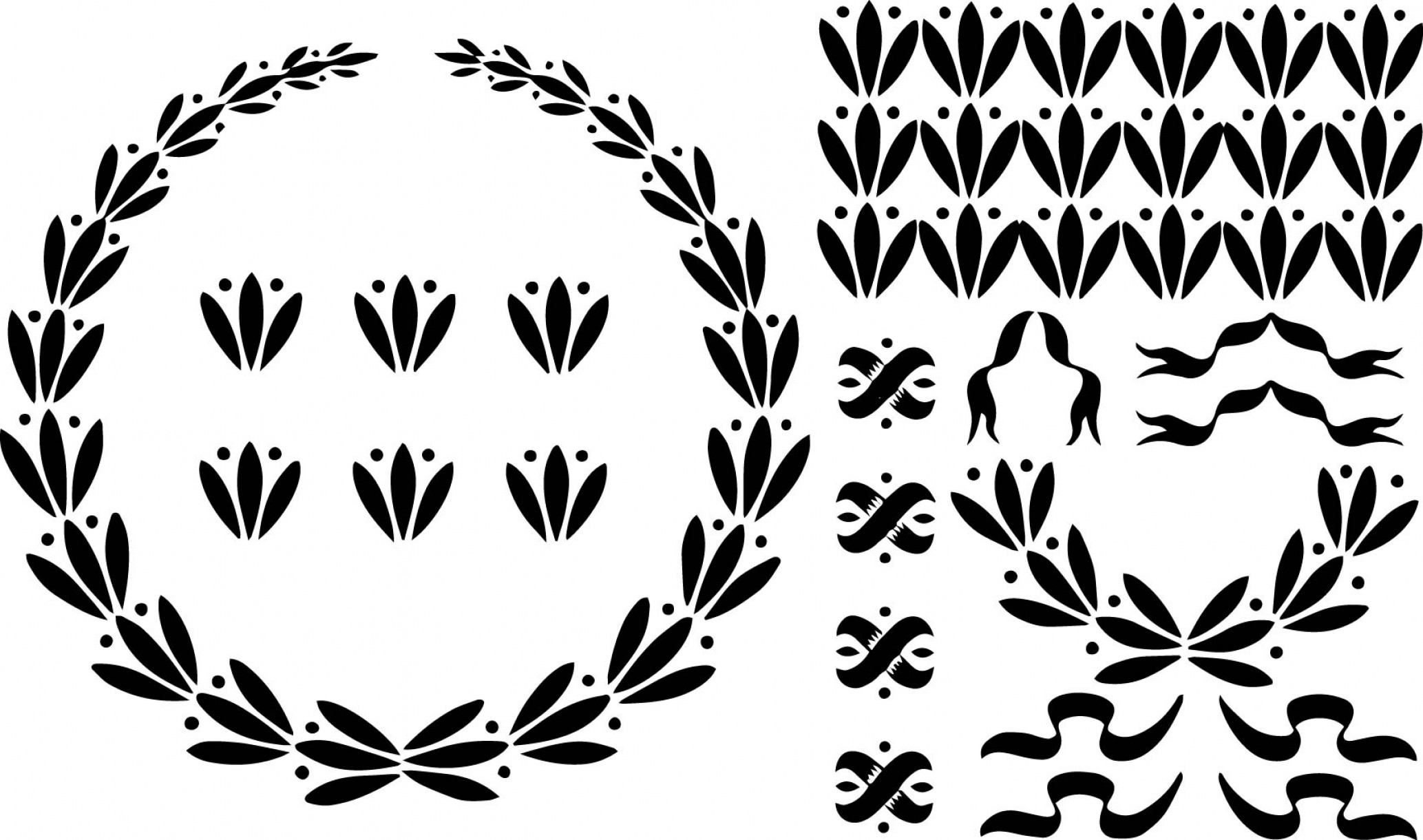 2067x1220 Christmas Ornaments Vector Free Download Arenawp