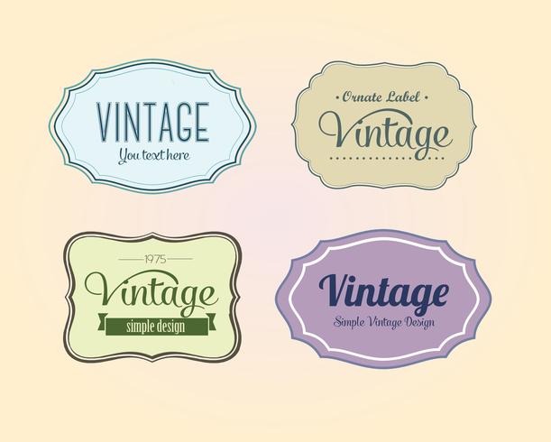 611x490 Free Vintage Vector Labels