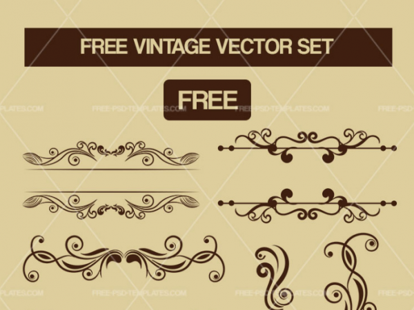 600x450 Free Vintage Vectors Archives