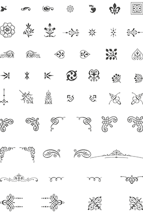 280x421 Vintage Vectors Pack