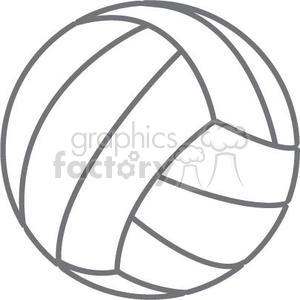 300x300 Royalty Free Volleyball 381185 Vector Clip Art Image