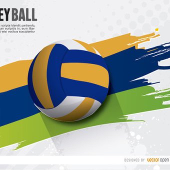 340x340 7 Volleyball Vectors Download Free Vector Art Amp Graphics