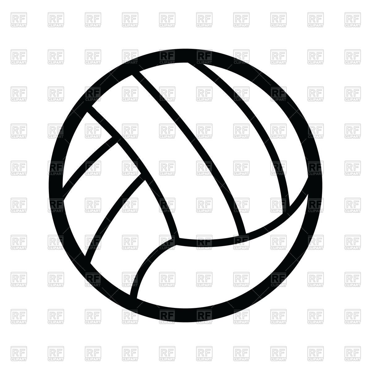 1200x1200 Volleyball Ball Vector Image Vector Artwork Of Sport And Leisure