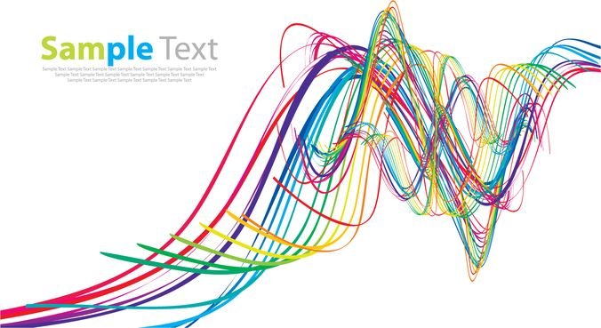 676x369 Free Abstract Rainbow Wave Vector Art Psd Files, Vectors