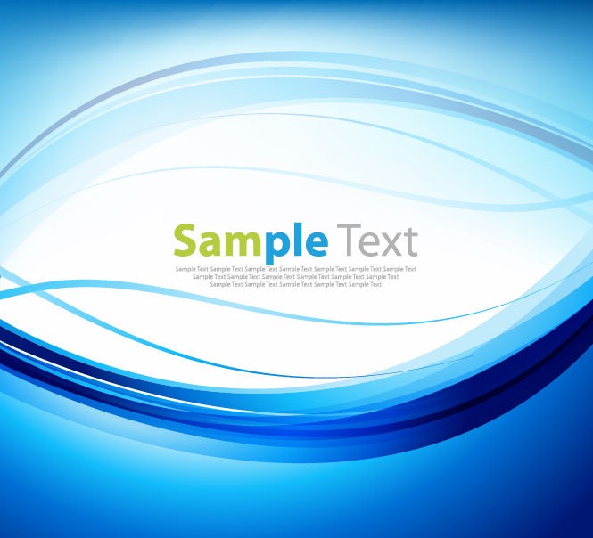 665x604 Blue Abstract Wave Background Vector Art Free Vector Graphics