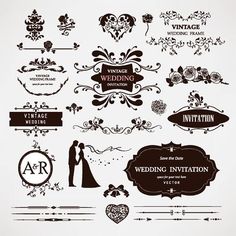236x236 36 Best Vector For Wedding Images Free Vector