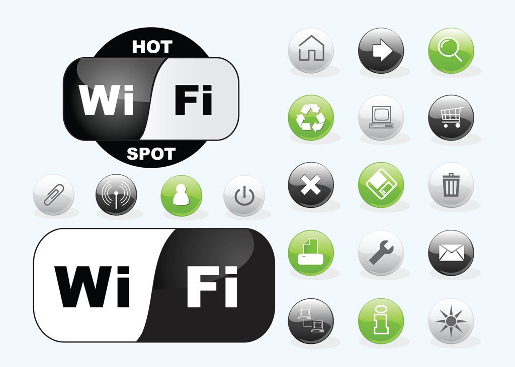 1024x731 Wifi Icons Vector Art Amp Graphics