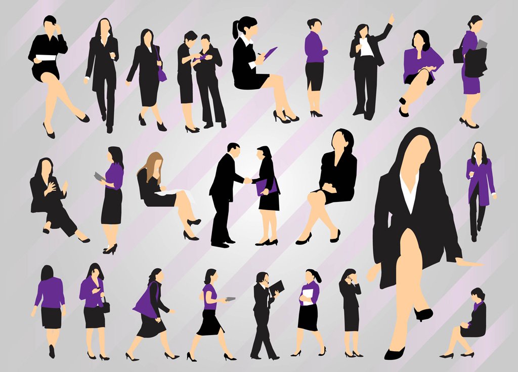1024x735 Business Women Vector Art Amp Graphics