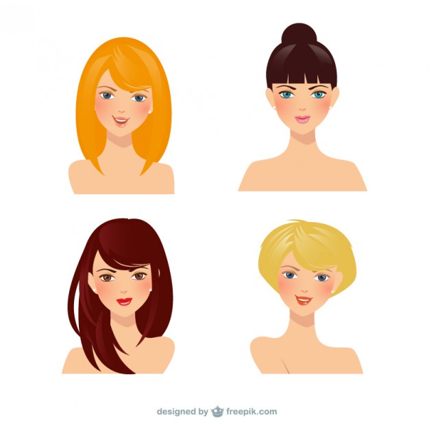 626x626 Beautiful Women Vector Free Download