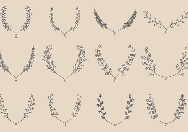 632x443 Hand Made Wreath Vectors Free Vector Download 347627 Cannypic