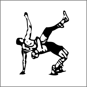 290x290 Free Wrestling Vector Clip Art All About Clipart