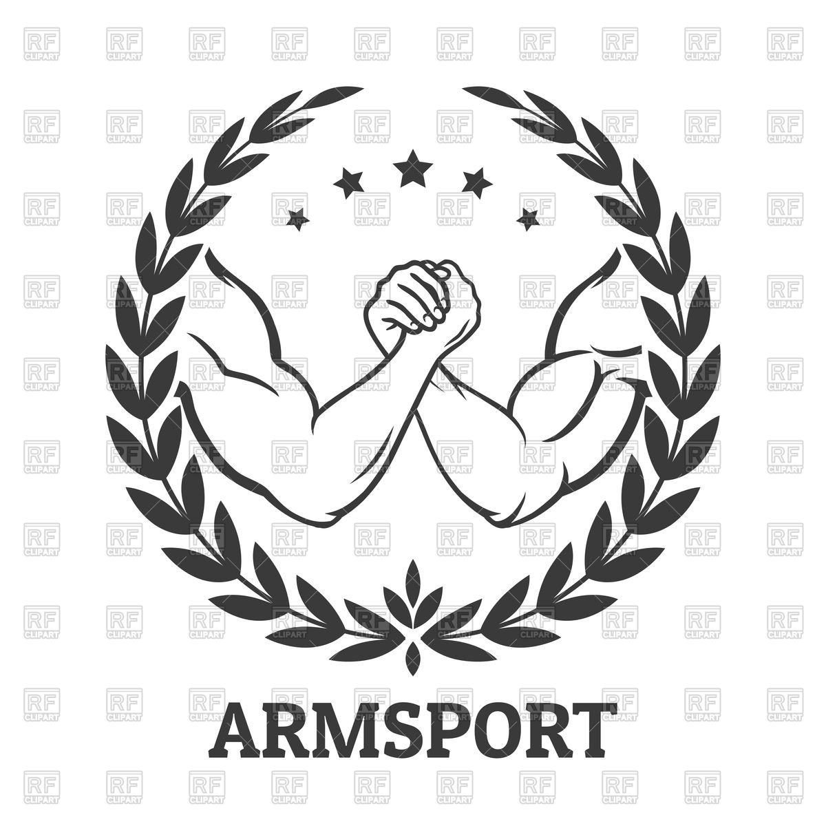 1200x1200 Arm Wrestling Emblem