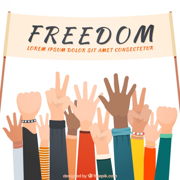 626x626 Freedom Background Vector Free Download
