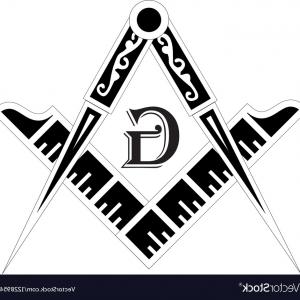 300x300 Freemasonry Emblem The Masonic Square And Compass Vector Arenawp