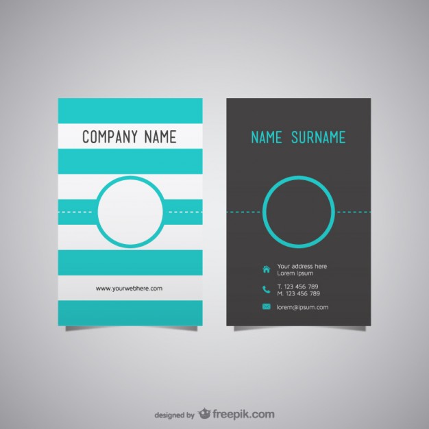 626x626 20 Free Business Card Design Templates From Freepik