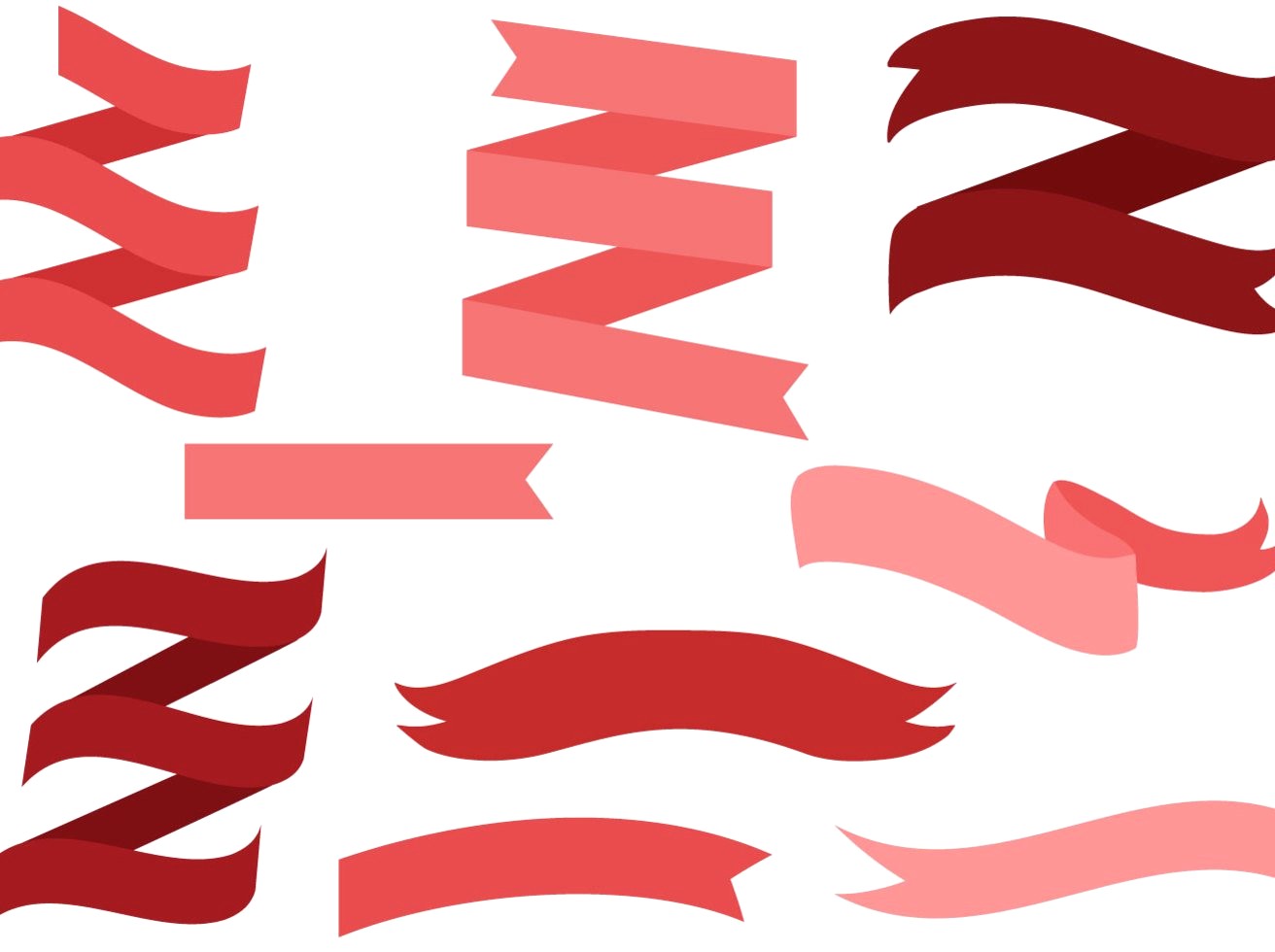 1312x980 Frame Labels Ribbon Set Vintage Royalty Free Vector Image