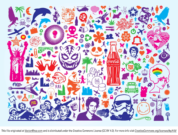 580x441 Free Silhouettes Collection