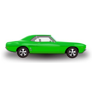 300x300 Green Hot Rod Car Free Vector Freevectors Wallpaper