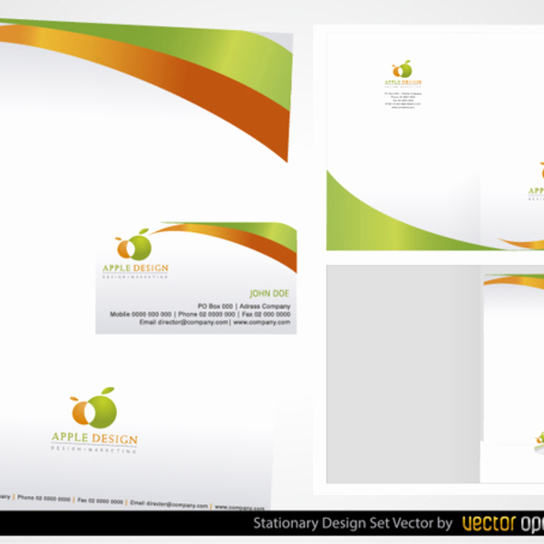 600x600 Letterhead Vector File Free Download Luxury Free Vector Stationery