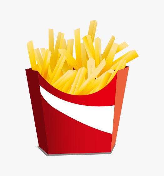 524x561 French Fries Vector Material, Red, Vector, French Fries Png And