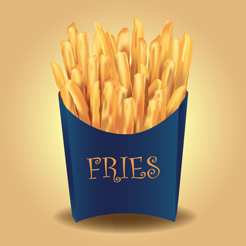 500x500 French Fries Creative Vector 01 Free Download