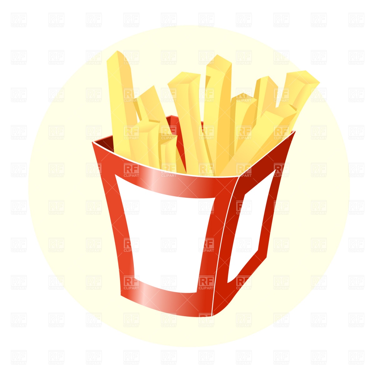 1200x1200 French Fries Vector Image Vector Artwork Of Food And Beverages