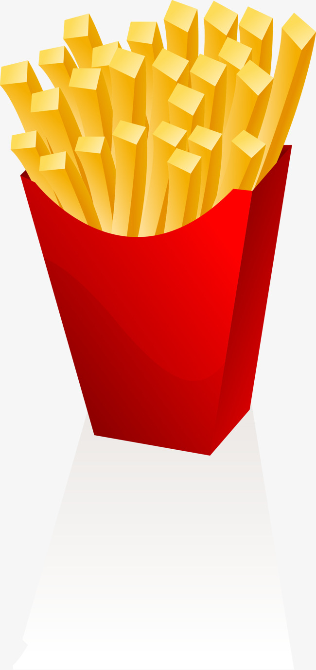 650x1378 French Fries Vector Material, French Fries, Vector, Material Png