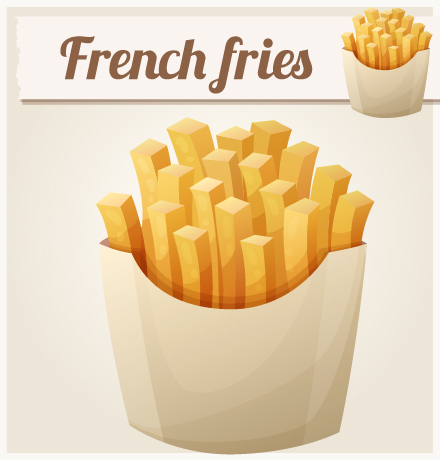 440x460 French Fries Vector Illustration 01 Free Download