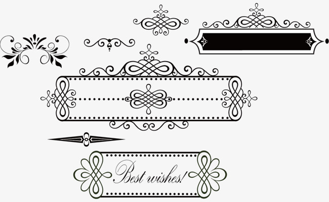 650x400 French Border Pattern, Border Vector, Pattern Vector, French