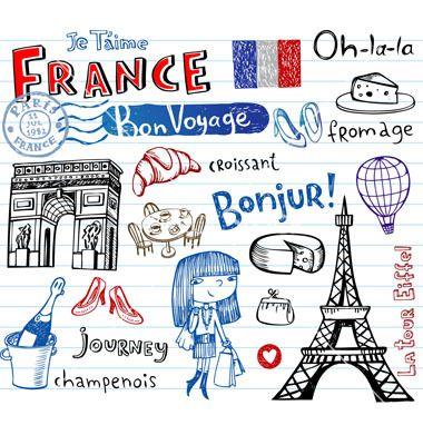 380x400 Symbols Of France Vector 735772