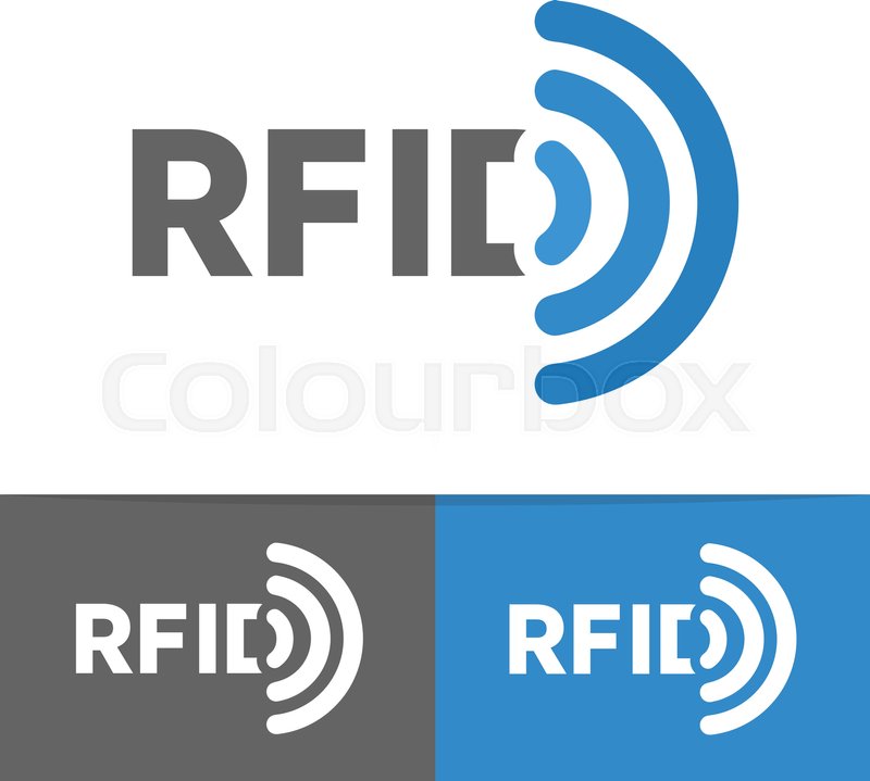 800x719 Vector Rfid Tag Icon Or Logo. Radio Frequency Identification