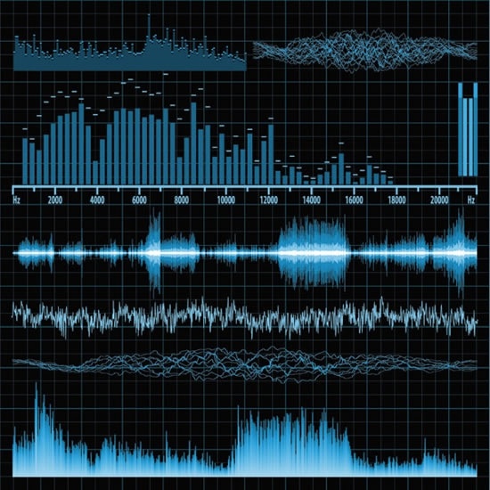 550x550 Band Music Audio Sound Frequency Vector Free Vector In