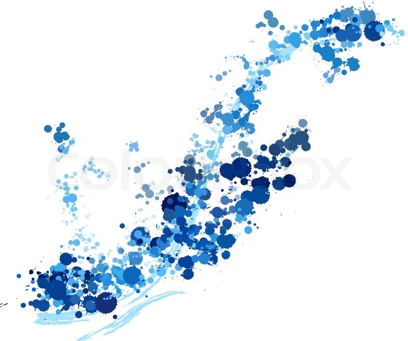 800x669 Fresh Blue Water Splash Vector Stock Vector Colourbox