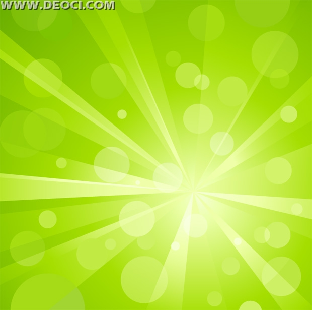 620x615 Vector Spring And Summer Green Fresh Background Halo Beam