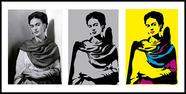 600x305 Frida Kahlo Vector Pop Art On Behance