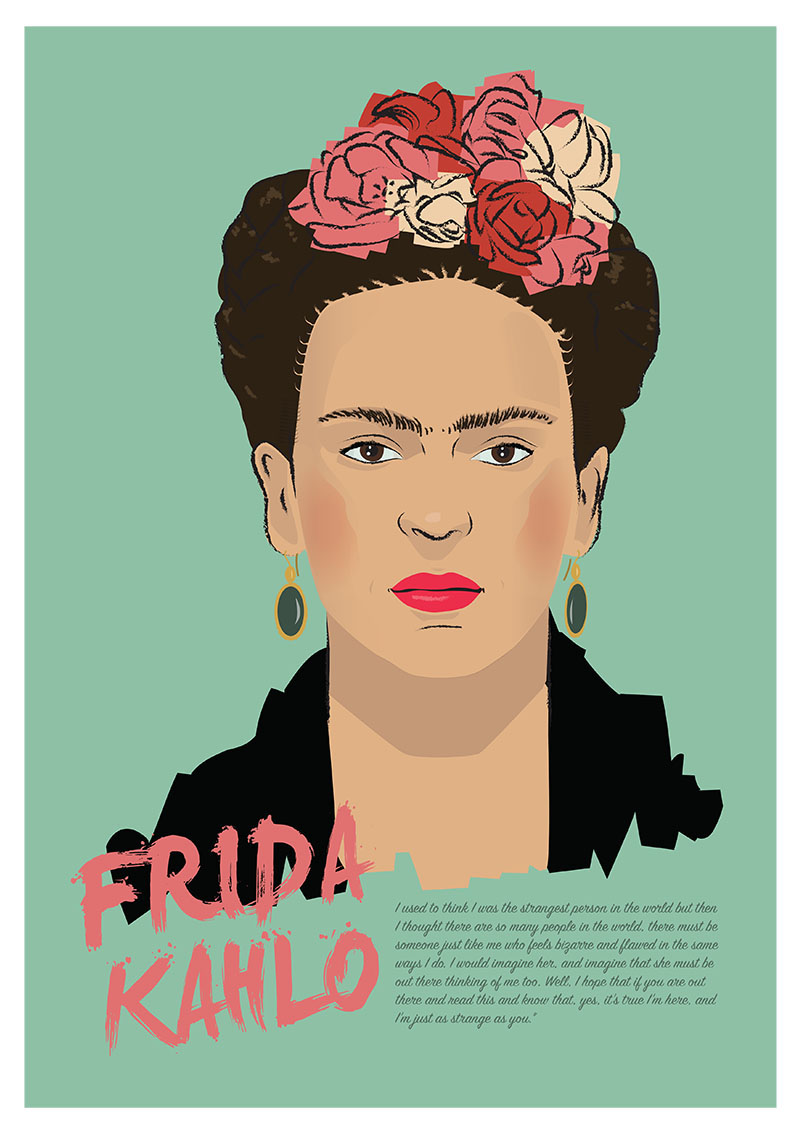 Frida Kahlo Vector at GetDrawings | Free download