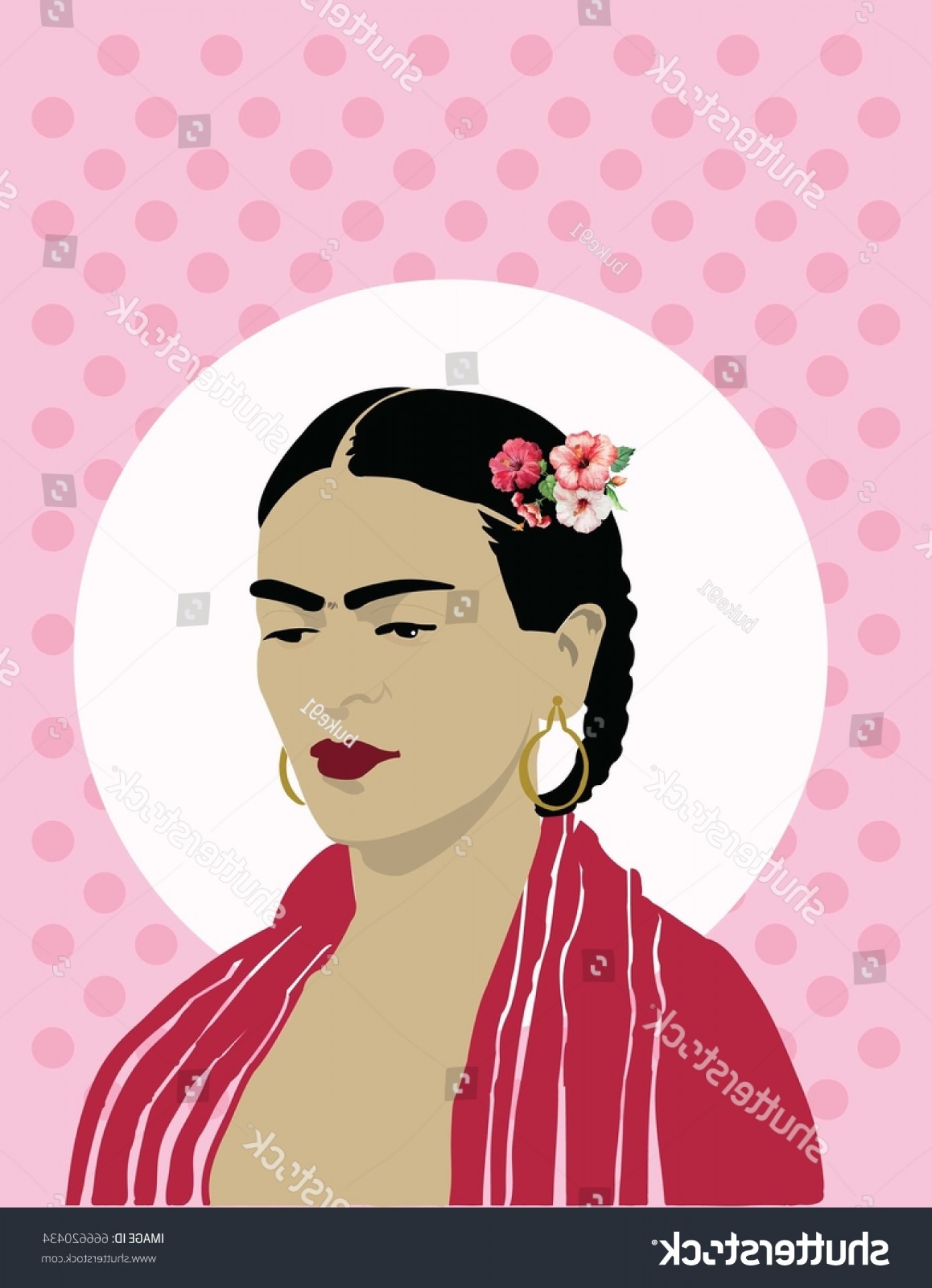 1389x1920 Vector Frida Kahlo Background Wallpaper Shopatcloth