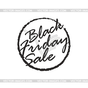 300x300 Black Friday Sale Logo Design Template. Black Frida