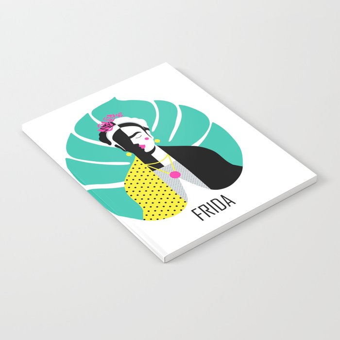700x700 Frida Vector Art Notebook By Sgrunfo Society6