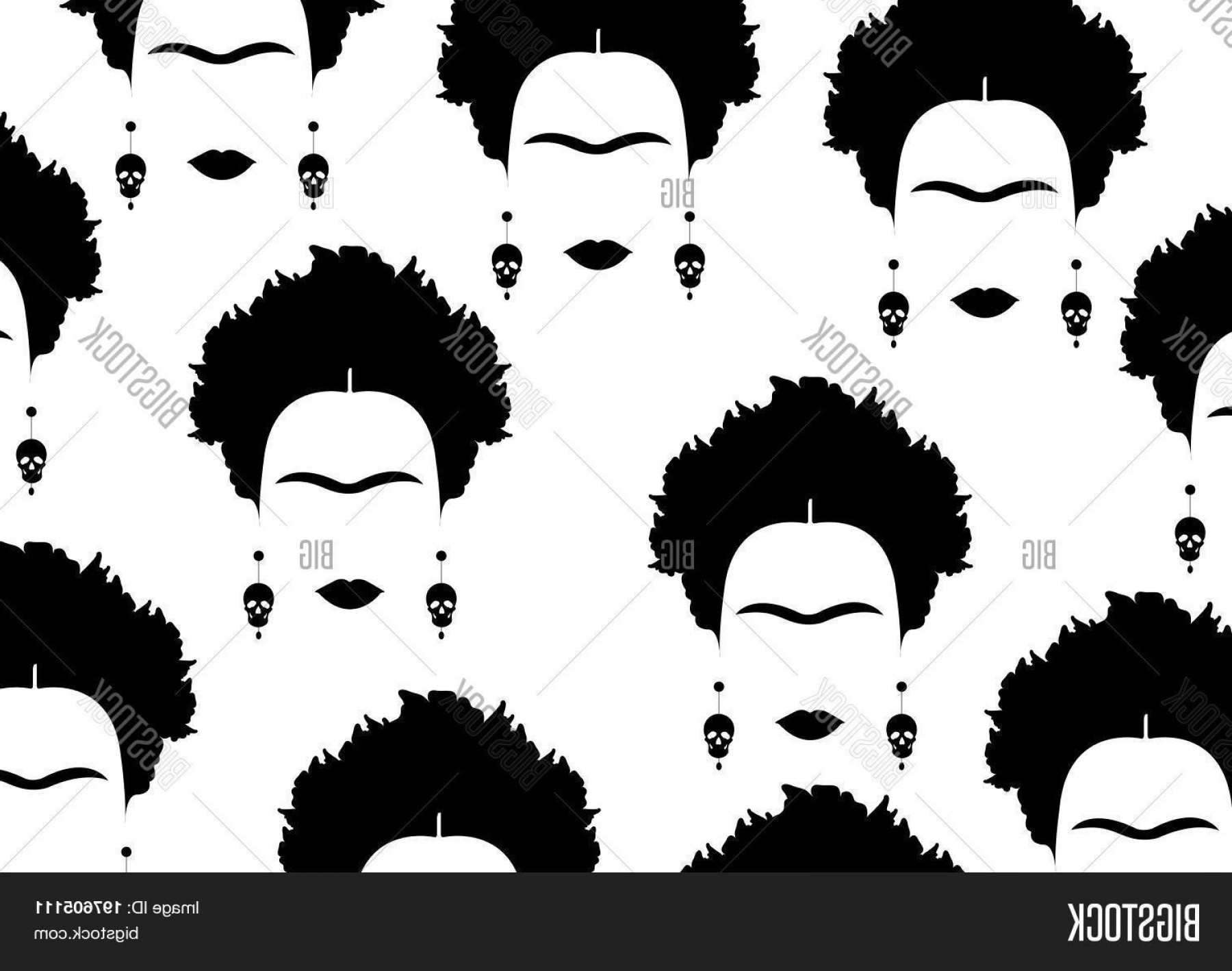 1800x1418 Stock Vector Background Black Portrait Of Mexican Or Spanish