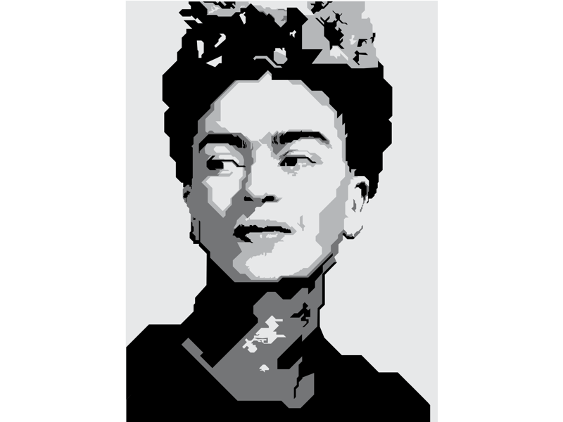 800x600 Vector Art Frida Kahlo By Aprajita Chaudhary