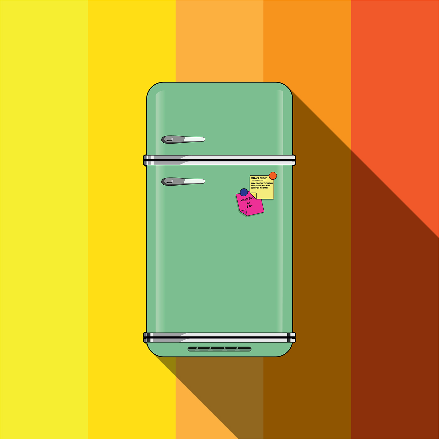 1400x1400 Smeg Fridge On Behance