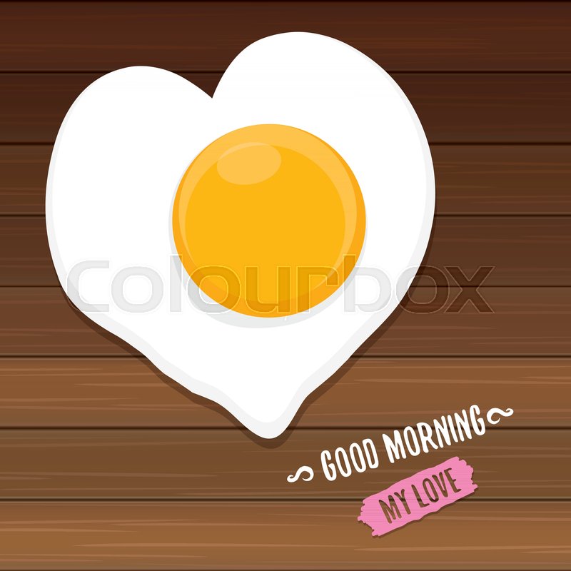 800x800 Fried Egg Vector Illustration. Good Morning Concept. Breakfast