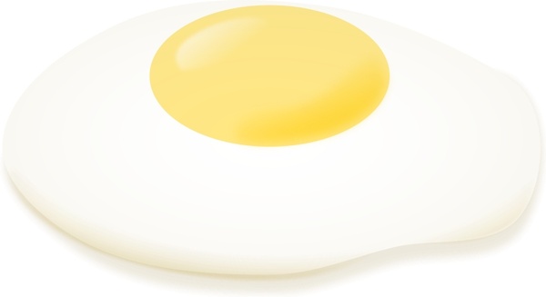 600x327 Fried Egg Free Vector In Open Office Drawing Svg ( .svg ) Vector