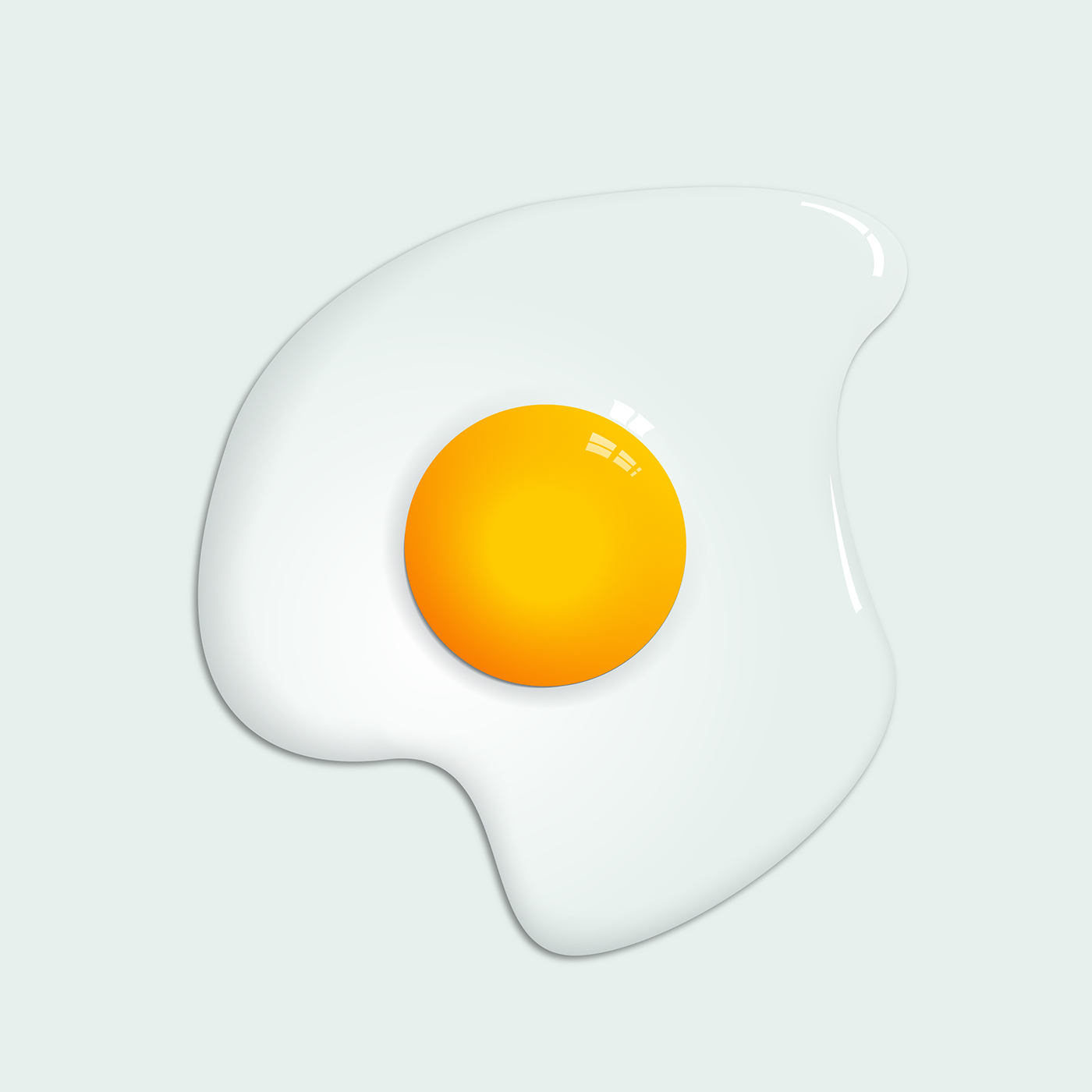 1400x1400 Egg Vector Illustration On Behance