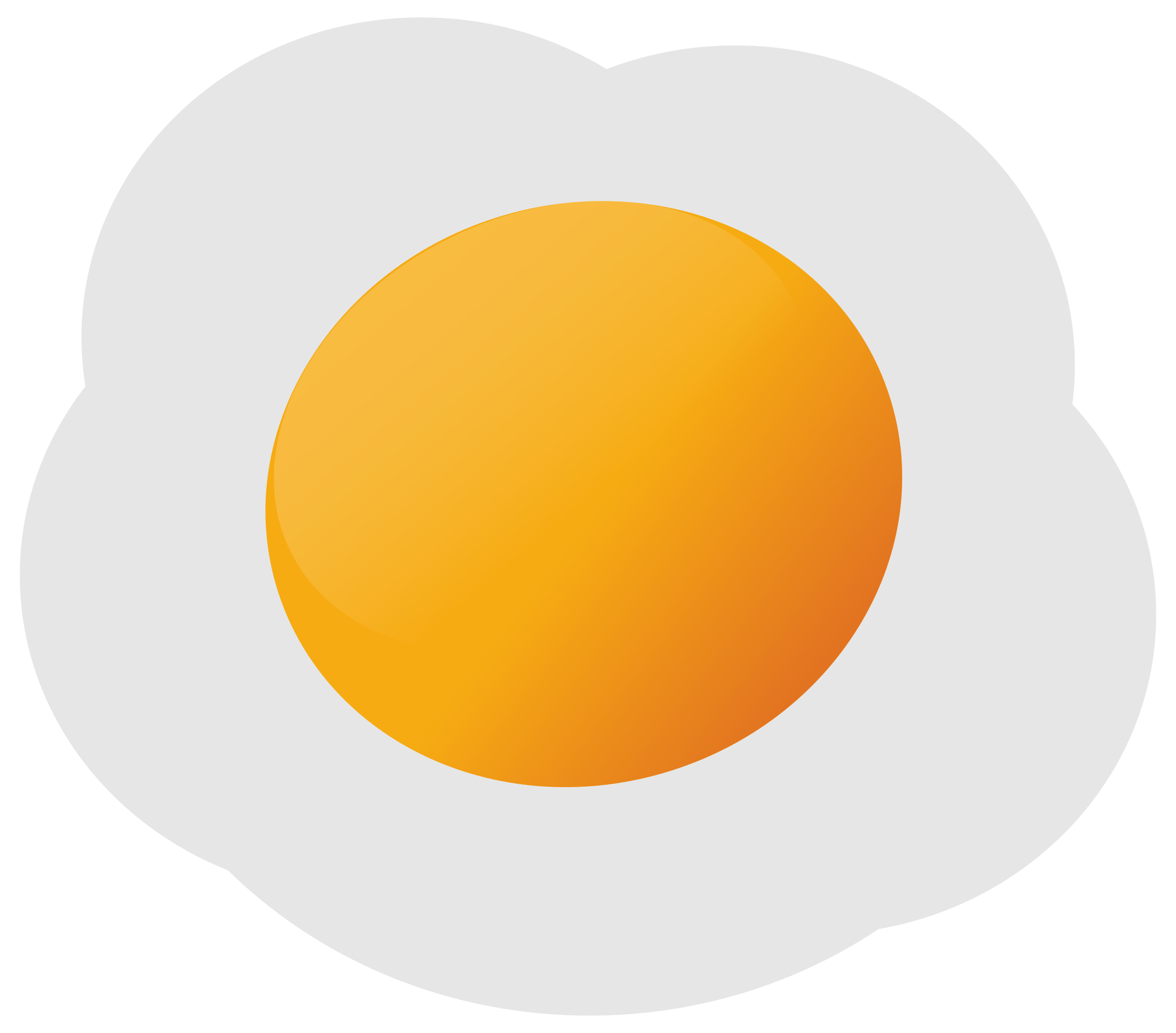 2400x2109 Fried Egg Vector Clipart Image